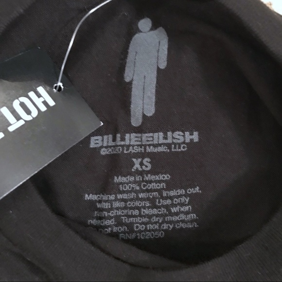 Hot Topic Billie Eilish T-shirt BNWT Size XS - Picture 4 of 5